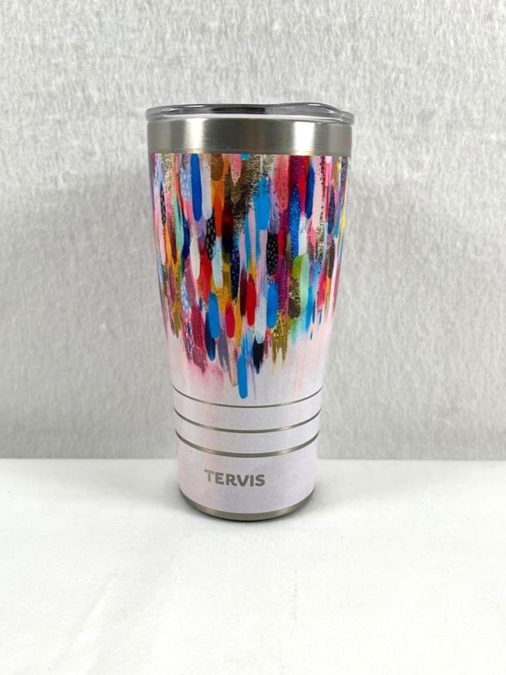 Tervis EttaVee Be Liquid Prism Abstract Stainless Steel Tumbler Triple Wall